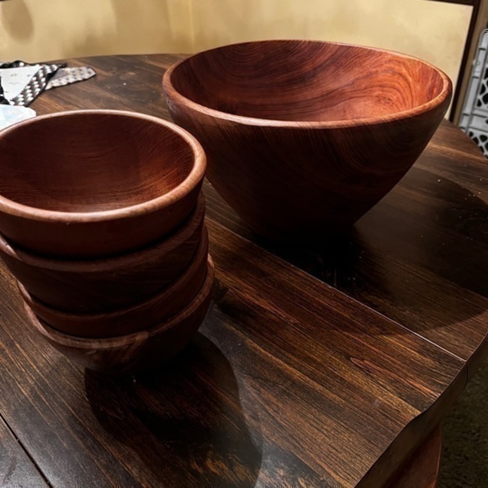 Vintage winsome salad bowls set of 5